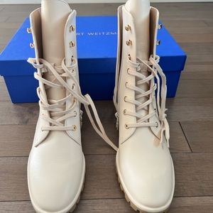 Stuart Weitzman combat boot